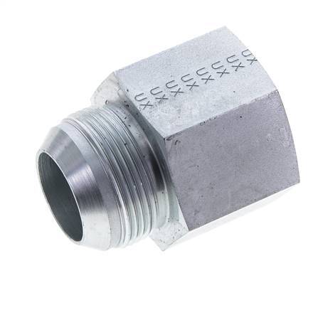 Racor Reductor JIC G1 1/4'' Hembra x UN 1-5/8''-12 Macho Acero 140bar (1967.0psi)
