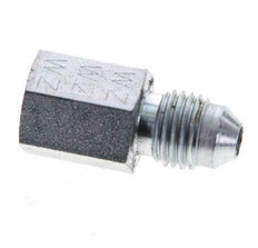JIC Reducing Nipple G1/8'' Female x UNF 7/16''-20 Male Steel 310bar (4355.5psi) [2 Pieces]