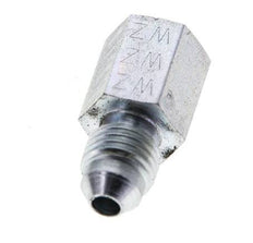 JIC Reducing Nipple G1/8'' Female x UNF 7/16''-20 Male Steel 310bar (4355.5psi) [2 Pieces]