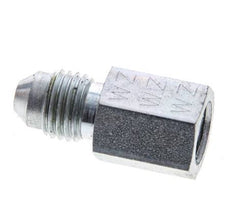JIC Reducing Nipple G1/8'' Female x UNF 7/16''-20 Male Steel 310bar (4355.5psi) [2 Pieces]