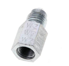 JIC Reducing Nipple G1/8'' Female x UNF 7/16''-20 Male Steel 310bar (4355.5psi) [2 Pieces]