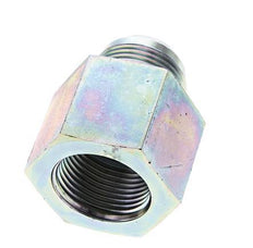 JIC Reducing Nipple G1'' Female x UN 1-5/16''-12 Male Steel 150bar (2107.5psi)