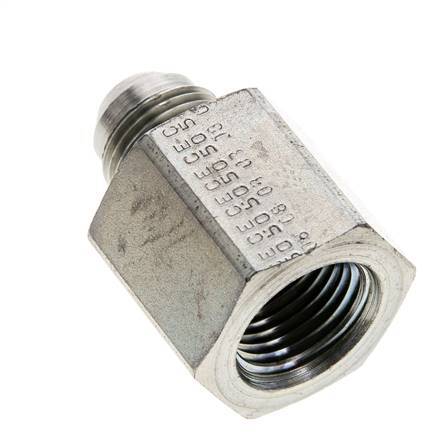 Racor Reductor JIC UNF 3/4''-16 Macho x 1/2'' NPT Hembra Acero 210bar (2950.5psi)