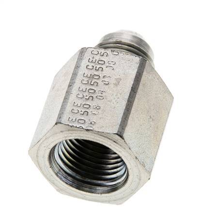 Racor Reductor JIC UNF 3/4''-16 Macho x 1/2'' NPT Hembra Acero 210bar (2950.5psi)
