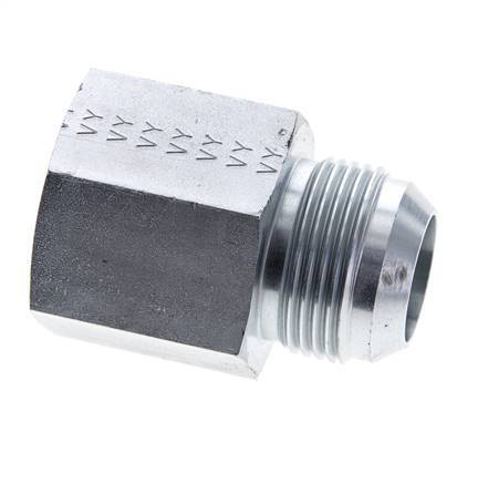 Racor Reductor JIC UN 1-5/16''-12 Macho x 1'' NPT Hembra Acero 140bar (1967.0psi)