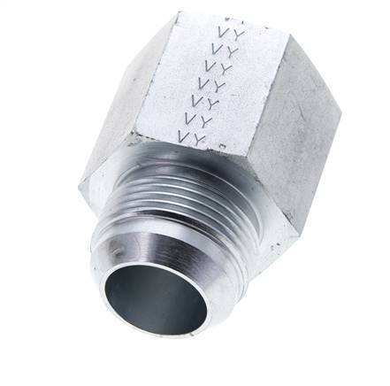 Racor Reductor JIC UN 1-5/16''-12 Macho x 1'' NPT Hembra Acero 140bar (1967.0psi)