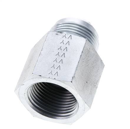 Racor Reductor JIC UN 1-5/16''-12 Macho x 1'' NPT Hembra Acero 140bar (1967.0psi)
