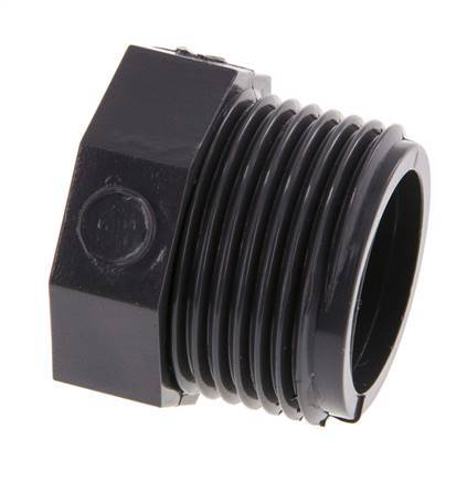 Reducing Ring Rp1'' Female x G1'' Male PVC-U 16bar (224.8psi) EN 1452-3 [5 Pieces]