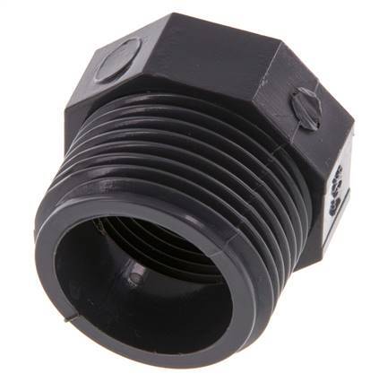 Reducing Ring Rp1'' Female x G1'' Male PVC-U 16bar (224.8psi) EN 1452-3 [5 Pieces]