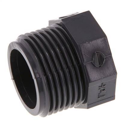 Reducing Ring Rp1'' Female x G1'' Male PVC-U 16bar (224.8psi) EN 1452-3 [5 Pieces]