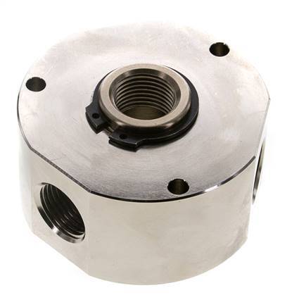 3-Way Rotary Joint 1/2'' x3/4'' Nickel-plated Brass NBR 12bar (168.6psi)