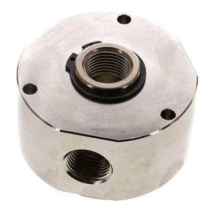 3-Way Rotary Joint 1/2'' x3/4'' Nickel-plated Brass NBR 12bar (168.6psi)