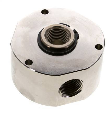 3-Way Rotary Joint 1/2'' x3/4'' Nickel-plated Brass NBR 12bar (168.6psi)