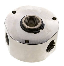 3-Way Rotary Joint 1/2'' x3/4'' Nickel-plated Brass NBR 12bar (168.6psi)