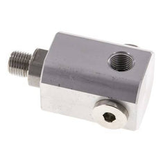 Junta rotativa de 4 vías G1/4'' Aluminio NBR 10bar (140.5psi)