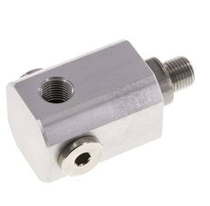 Junta rotativa de 4 vías G1/4'' Aluminio NBR 10bar (140.5psi)