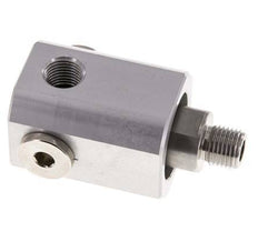 Junta rotativa de 4 vías G1/4'' Aluminio NBR 10bar (140.5psi)