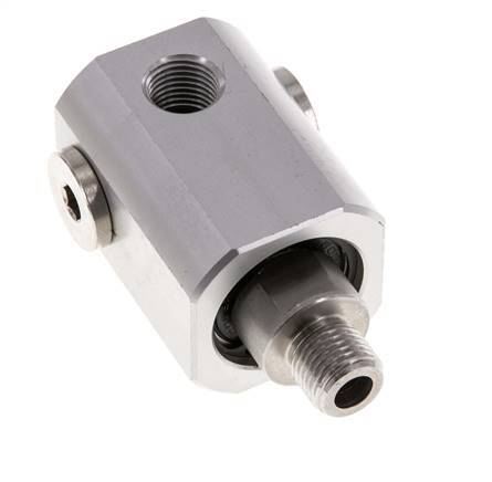 Junta rotativa de 4 vías G1/4'' Aluminio NBR 10bar (140.5psi)