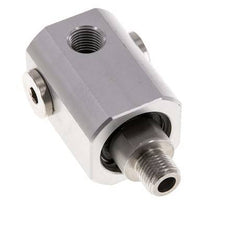 Junta rotativa de 4 vías G1/4'' Aluminio NBR 10bar (140.5psi)