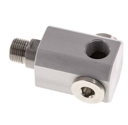 Junta rotativa de 4 vías G3/8'' Aluminio NBR 10bar (140.5psi)