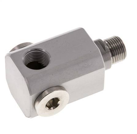 Junta rotativa de 4 vías G3/8'' Aluminio NBR 10bar (140.5psi)
