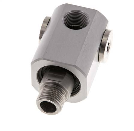 Junta rotativa de 4 vías G3/8'' Aluminio NBR 10bar (140.5psi)