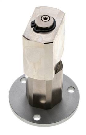 Junta rotativa G1/8'' Hembra Latón niquelado PUR 0bar (0.0psi) Vacío