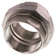 Unión Conector Recto Rp3'' Hembra Acero Inoxidable Junta Plana PTFE 16bar (224.8psi)