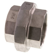 Unión Conector Recto Rp3'' Hembra Acero Inoxidable Junta Plana PTFE 16bar (224.8psi)