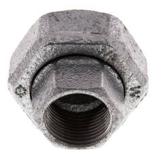 Racor recto de unión Rp3/4'' hembra hierro fundido junta plana 25bar (351.25psi)