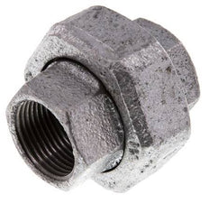 Racor recto de unión Rp3/4'' hembra hierro fundido junta plana 25bar (351.25psi)
