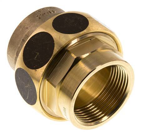 Unión Conector Recto Rp1 1/4'' Hembra Latón Junta Plana Centellen 16bar (224.8psi)