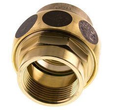 Unión Conector Recto Rp1 1/4'' Hembra Latón Junta Plana Centellen 16bar (224.8psi)