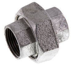 Racor recto de unión Rp1'' hembra hierro fundido junta plana 25bar (351.25psi)