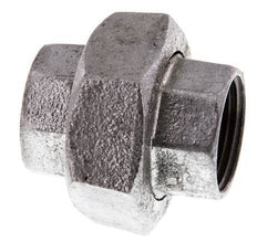 Racor recto de unión Rp1'' hembra hierro fundido junta plana 25bar (351.25psi)
