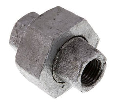 Racor recto de unión Rp1/4'' hembra hierro fundido junta plana 25bar (351.25psi)