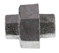 Racor recto de unión Rp1/4'' hembra hierro fundido junta plana 25bar (351.25psi)