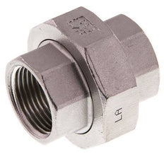 Racor recto de unión Rp3/4'' Hembra Acero inoxidable Junta plana PTFE 16bar (224.8psi)
