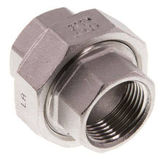 Racor recto de unión Rp3/4'' Hembra Acero inoxidable Junta plana PTFE 16bar (224.8psi)