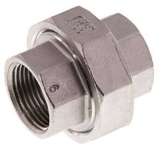 Racor recto de unión Rp3/4'' Hembra Acero inoxidable Junta plana PTFE 16bar (224.8psi)