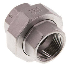 Racor recto de unión Rp3/4'' Hembra Acero inoxidable Junta plana PTFE 16bar (224.8psi)