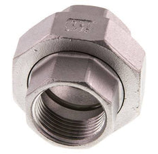 Racor recto de unión Rp3/4'' Hembra Acero inoxidable Junta plana PTFE 16bar (224.8psi)