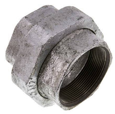 Racor recto de unión Rp2 1/2'' hembra hierro fundido junta plana 25bar (351.25psi)