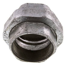 Racor recto de unión Rp2 1/2'' hembra hierro fundido junta plana 25bar (351.25psi)