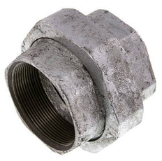 Racor recto de unión Rp2 1/2'' hembra hierro fundido junta plana 25bar (351.25psi)