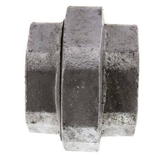 Racor recto de unión Rp2 1/2'' hembra hierro fundido junta plana 25bar (351.25psi)