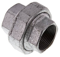 Racor recto de unión Rp1 1/4'' hembra hierro fundido junta plana 25bar (351.25psi)
