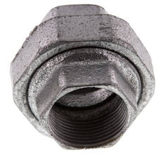 Racor recto de unión Rp1 1/4'' hembra hierro fundido junta plana 25bar (351.25psi)