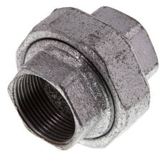 Racor recto de unión Rp1 1/4'' hembra hierro fundido junta plana 25bar (351.25psi)