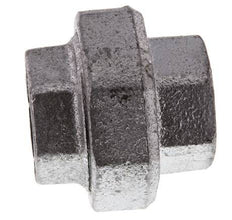 Racor recto de unión Rp1 1/4'' hembra hierro fundido junta plana 25bar (351.25psi)